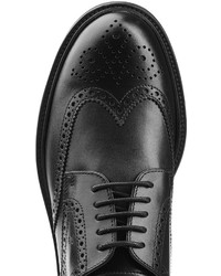 Tod's Leather Brogues With Platform Sole