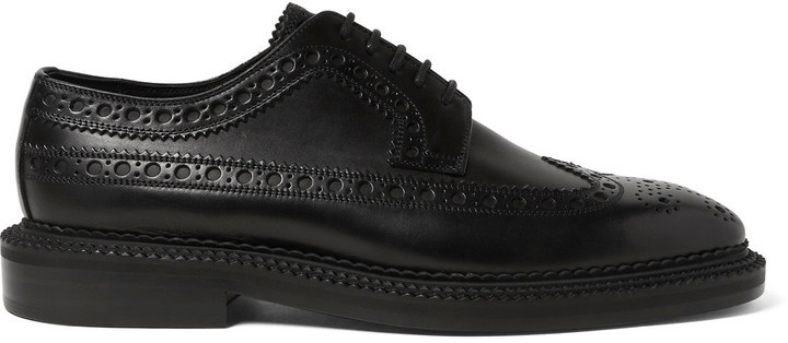 Burberry Leather Wingtip Brogues, $750 