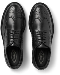 Tod's Leather Wingtip Derby Shoes