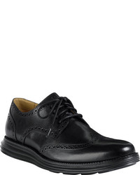 Cole Haan Lunargrand Wingtip Oxford Woodbury Leather Lace Up Shoes