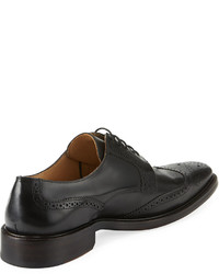 Neiman Marcus Mavericks Lace Up Wing Tip Oxford