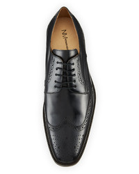 Neiman Marcus Mavericks Lace Up Wing Tip Oxford