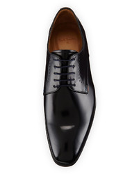 Paul Smith Moore High Shine Leather Derby Shoe Black