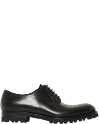 Fratelli Rossetti Pebbled Brushed Leather Derby Shoes