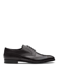 Prada Perforated Detail Derby Shoes