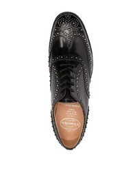 Church's Perforated Lace Up Derby Shoes