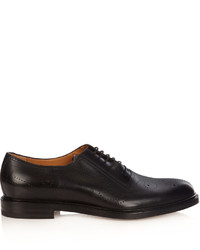 Gucci Perforated Lace Up Leather Brogues