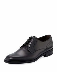 Ermenegildo Zegna Plain Toe Leather Derby Shoe