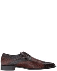 Stacy Adams Rivello Leather Sole Modified Cap Toe Oxford Lace Up Cap Toe Shoes