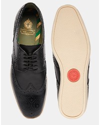 Base London Shore Leather Brogue Sneakers