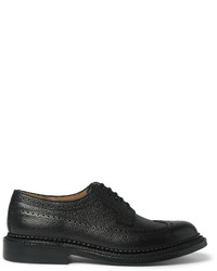 Grenson Sid Triple Welted Grained Leather Brogues