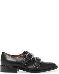 Givenchy Studded Brogues In Black Leather