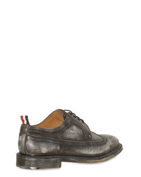 Thom Browne Sanded Leather Brogue Derby Shoes