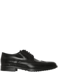 Tod's Brushed Leather Brogue Derby Shoes