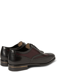 Alexander McQueen Two Tone Leather Oxford Brogues