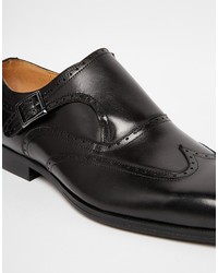 Aldo Varricchio Leather Monk Shoes