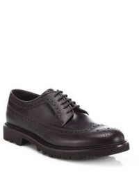 Giorgio Armani Wingtip Lace Up Derby Shoes