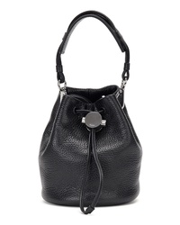 Kara Baby Drawcord Leather Bucket Bag