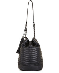 BCBGMAXAZRIA Florance Mini Quilted Leather Bucket Bag