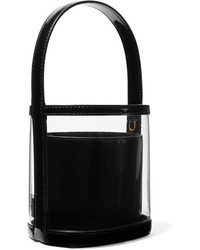 Staud Bissett Pvc And Patent Leather Bucket Bag