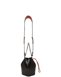 Alexander McQueen Black And Red Bucket Bag