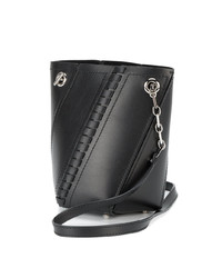 Proenza Schouler Black Hex Mini Leather Bucket Bag