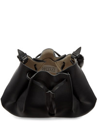 Maison Margiela Black Leather Bucket Bag