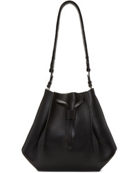 Maison Margiela Black Leather Bucket Bag
