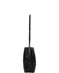 Ann Demeulemeester Black Leather Large Bucket Bag
