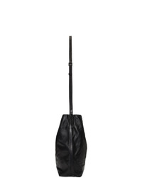 Ann Demeulemeester Black Leather Large Bucket Bag