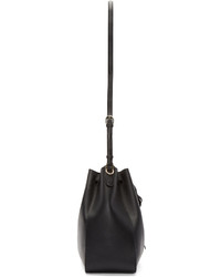 Nina Ricci Black Leather Mm Pinson Bucket Bag
