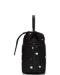 Maison Margiela Black Paint Splatter 5ac Bucket Bag
