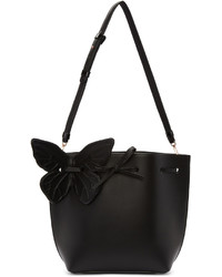 Sophia Webster Black Remi Butterfly Bucket Bag