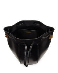 Saint Laurent Black Small Talitha Bucket Bag