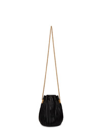Saint Laurent Black Talitha Bucket Bag