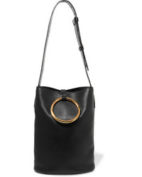 Stella McCartney Bucket Faux Leather Shoulder Bag Black