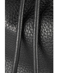 Proenza Schouler Bucket Medium Textured Leather Shoulder Bag Black