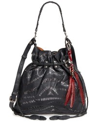 Patricia Nash Caffar Leather Bucket Bag