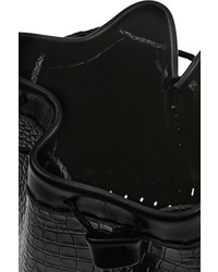 Wendy Nichol Carriage Croc Effect Leather Bucket Bag