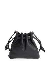 Clare Vivier Clare V Petit Henri Leather Bucket Bag Black