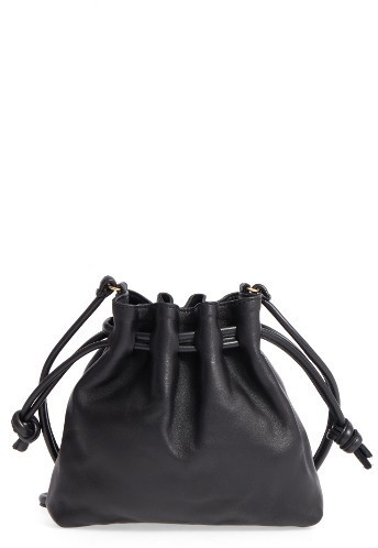 Clare Vivier Clare V Petit Henri Leather Bucket Bag Black, $295 ...