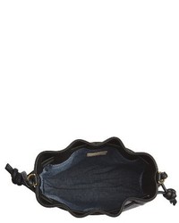 Clare Vivier Clare V Petite Henri Leather Bucket Bag Black