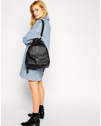 Asos Collection Drawstring Bucket Bag With Front Pocket