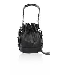 Mackage Dafney F5 Black Leather Mini Bucket Bag