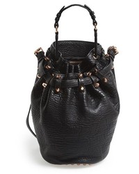 Alexander Wang Diego Rose Gold Leather Bucket Bag