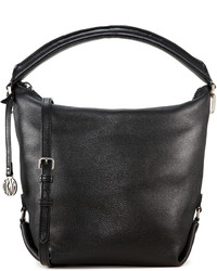 DKNY Top Zip Leather Bucket Bag