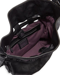 Kooba Echo Leather Bucket Bag Black