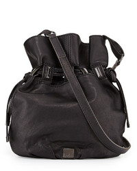 Kooba Echo Leather Bucket Bag Black