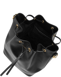Saint Laurent Emmanuelle Medium Leather Bucket Bag