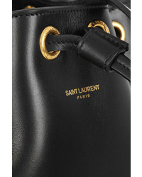 Saint Laurent Emmanuelle Small Leather Bucket Bag